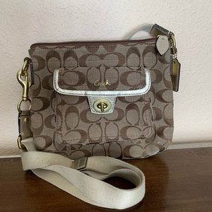 Coach Taupe Crossbody Purse